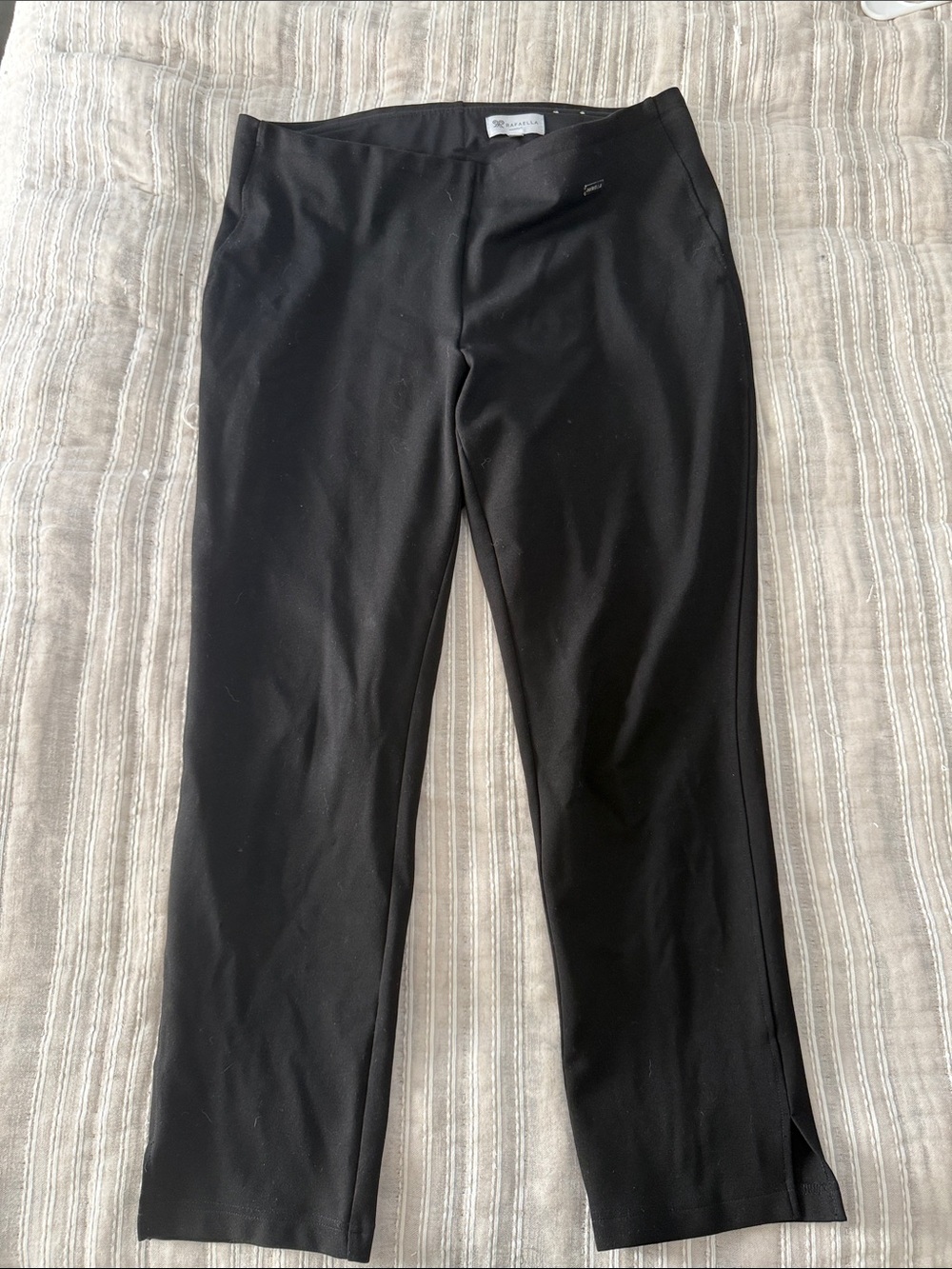 Rafaella Black Men's Stretch Dress Pants